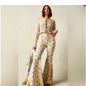 JUST FLOAT ON HIGH RISE FLARE- fruit pants